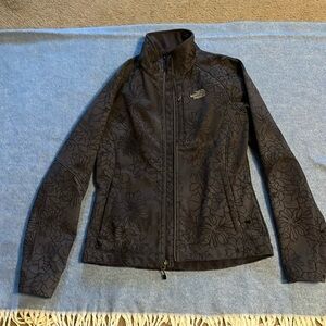 the North face floral scuba jacket